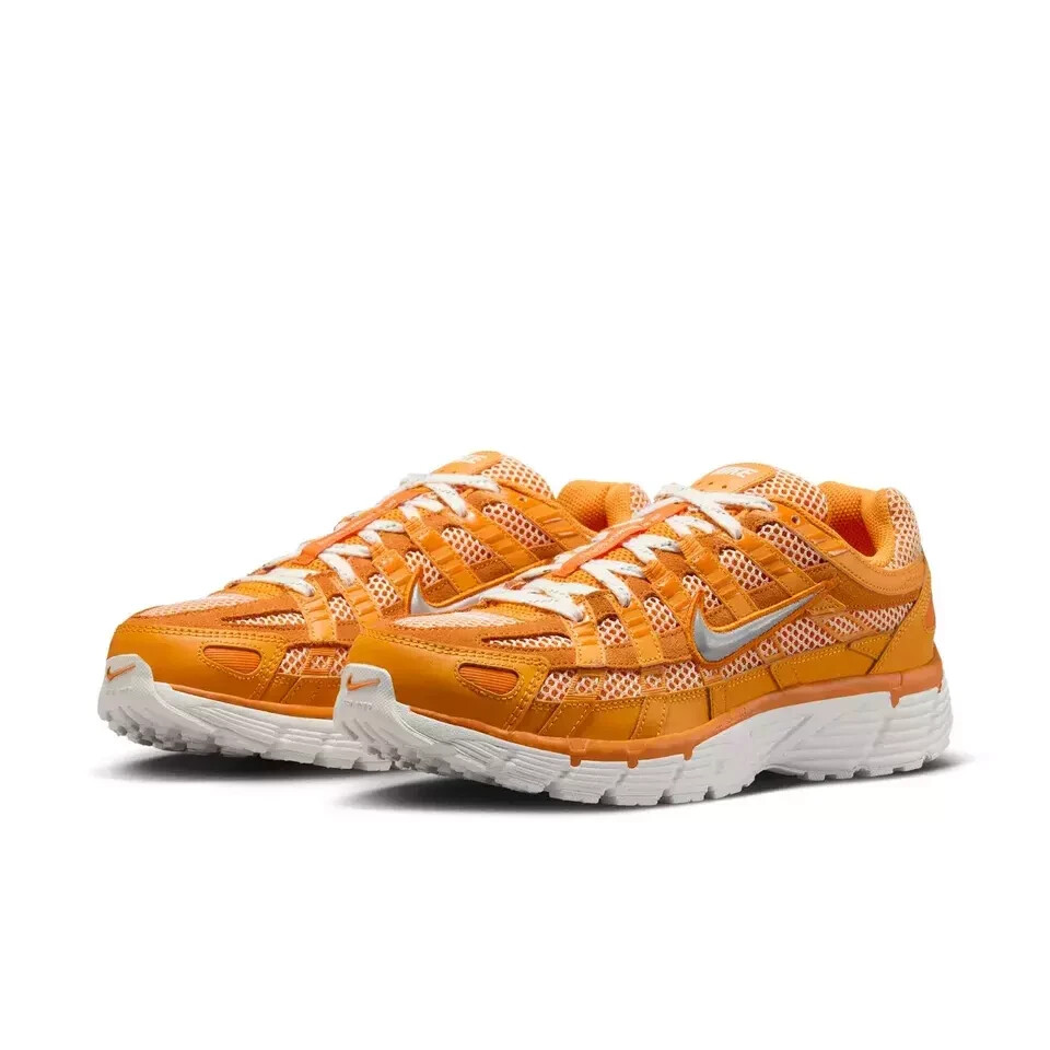 Nike P-6000 Premium Men's Shoes Kumquat Metallic Silver HQ3641 886