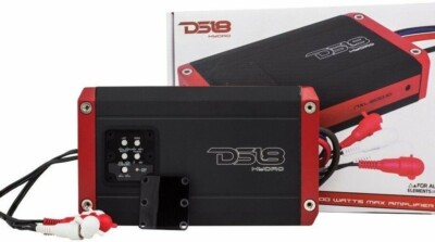 DS18 NXL600.1D ATV UTV Marine Boat Motorcycle Amplifier 1200 Watt