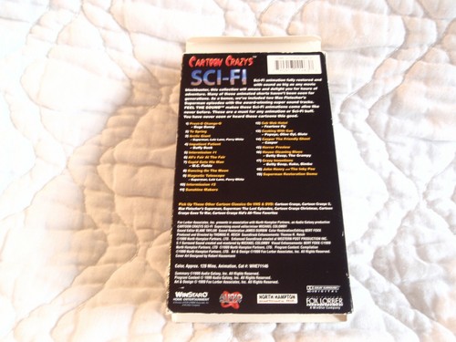 CARTOON CRAZYS SCI-FI VHS ANIME ANIMATION RESTORED CLASSICS CASPER BETTY BOOP - Picture 2 of 8