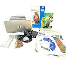 HP Photosmart 425 GoGo Portable Photo Printer – OG Box, Paper - TESTED Powers On