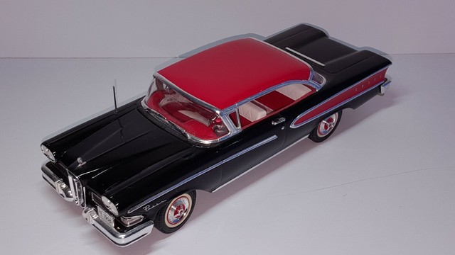 1/25 1958 FORD EDSEL BLACKE & RED BUILT MODEL KIT | eBay