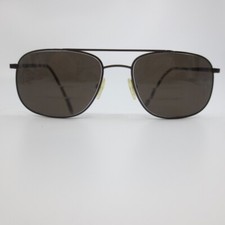 Marchon Sunglasses Frame M115-210 Men's Brown Metal Aviator Full Rim 55-18-140