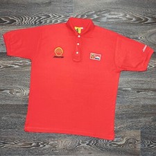 Vintage FERRARI Marlboro F1 Racing Team 1996 Schumacher Era Polo Shirt size XL
