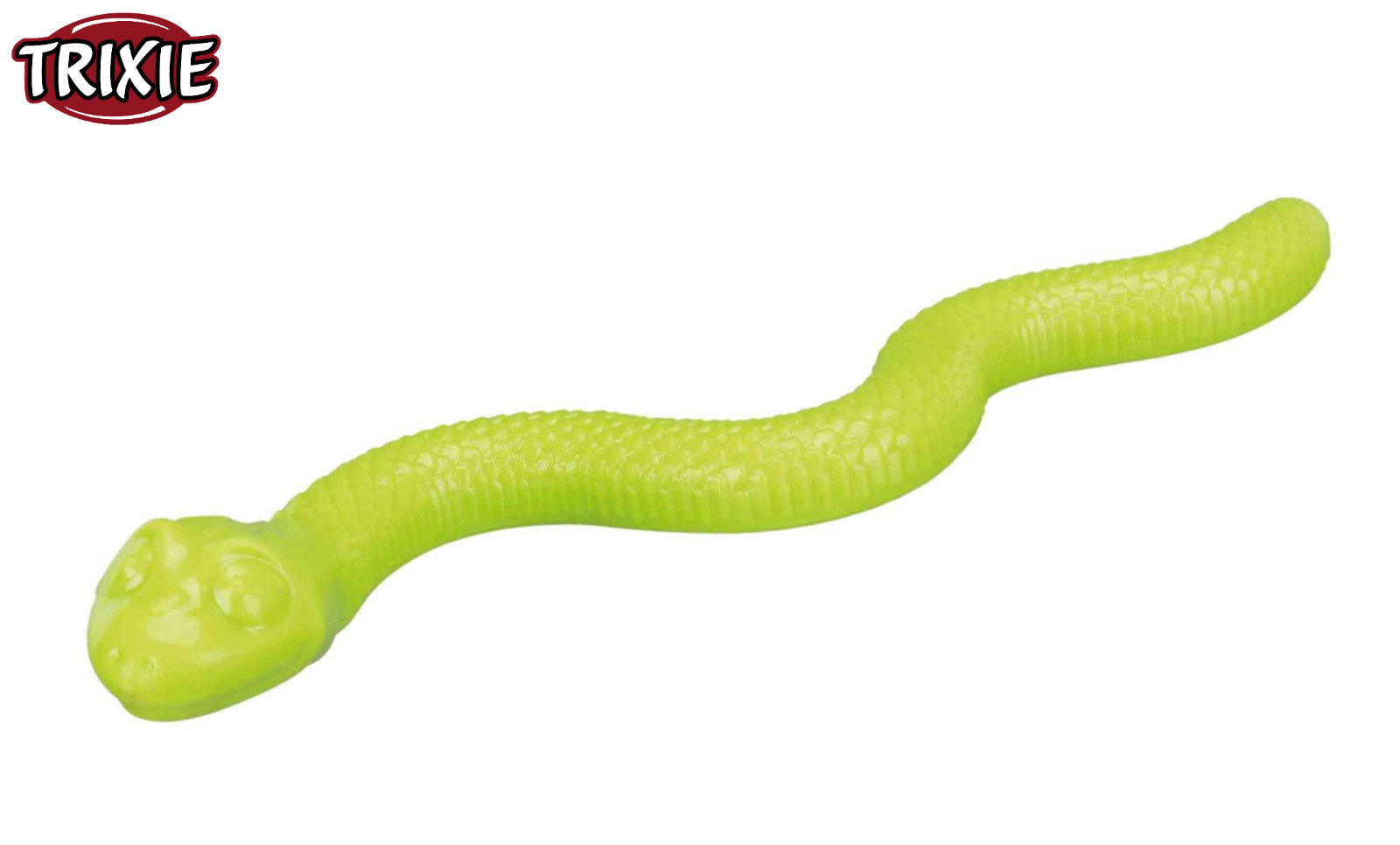 TRIXIE TPR RUBBER SNACK SNAKE DOG PUPPY TREAT ACTIVITY TOY 42CM ASSORTED COLOURS