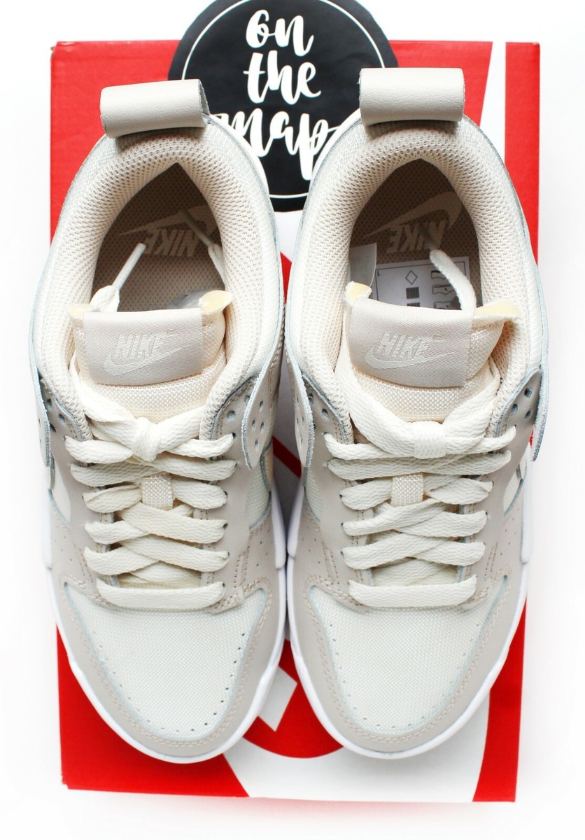 nike dunk low disrupt sail pearl white desert sand