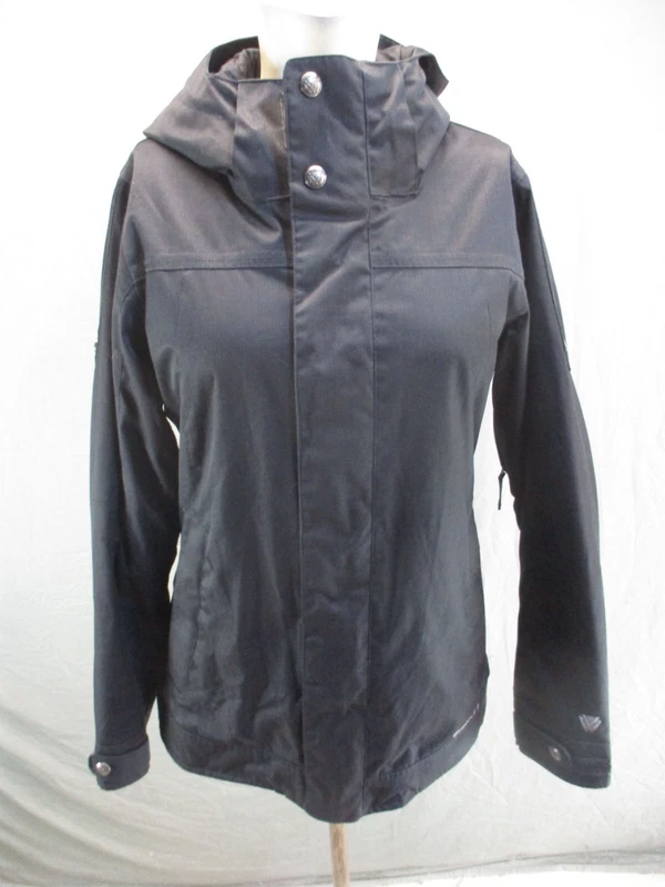 burton dry ride full zip snap powder skirt snowboard jacket