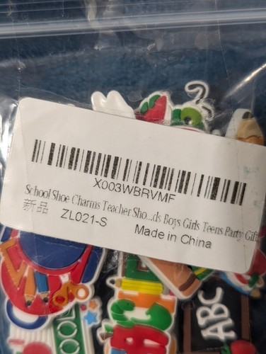 School Supplies Shoe Charms! NEW! Crok Compatible. For Shoes. - Picture 4 of 5