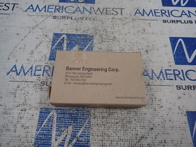 NEW Banner D12SP6FVQ 10-30VDC D12 Series  Fiber Optic Sensor