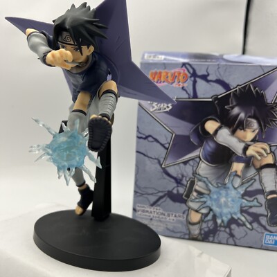 SASUKE③ Banpresto Naruto Vibration Stars-Uchiha Sasuke W/Stand As Shown