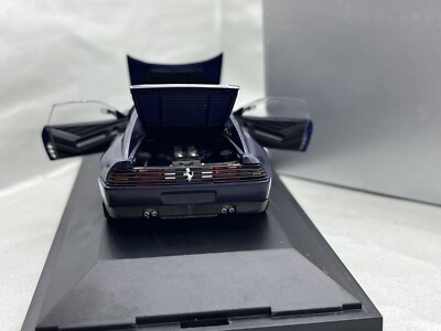 🇺🇦 1:43 Ferrari 348 TB Coupe Blue Herpa Germany 1/43 NO PAPER