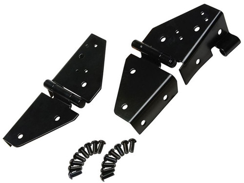 Charnières de pare-brise Jeep Wrangler YJ pour rouler à l'air libre