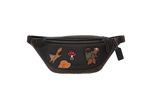 Coach WARREN BELT BAG CREATURES CC122 QB/Black/Mahogany Multi Outlet - Picture 1 of 4