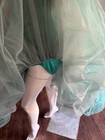 Weissman Teal and Gold Beaded Princess Dance Costume Dress Adult X-Large — photo 6
