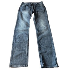 Wrangler Women  s Jeans Size 9 x 34 length Straight Leg Stretch Blue Denim EUC