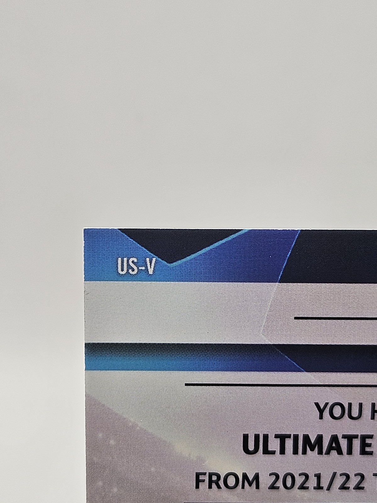 2021-22 Topps UEFA Champ |  Vini Jr #US-V | ULTIMATE STAGE AUTOS | GOLD /50 (AU) view 8