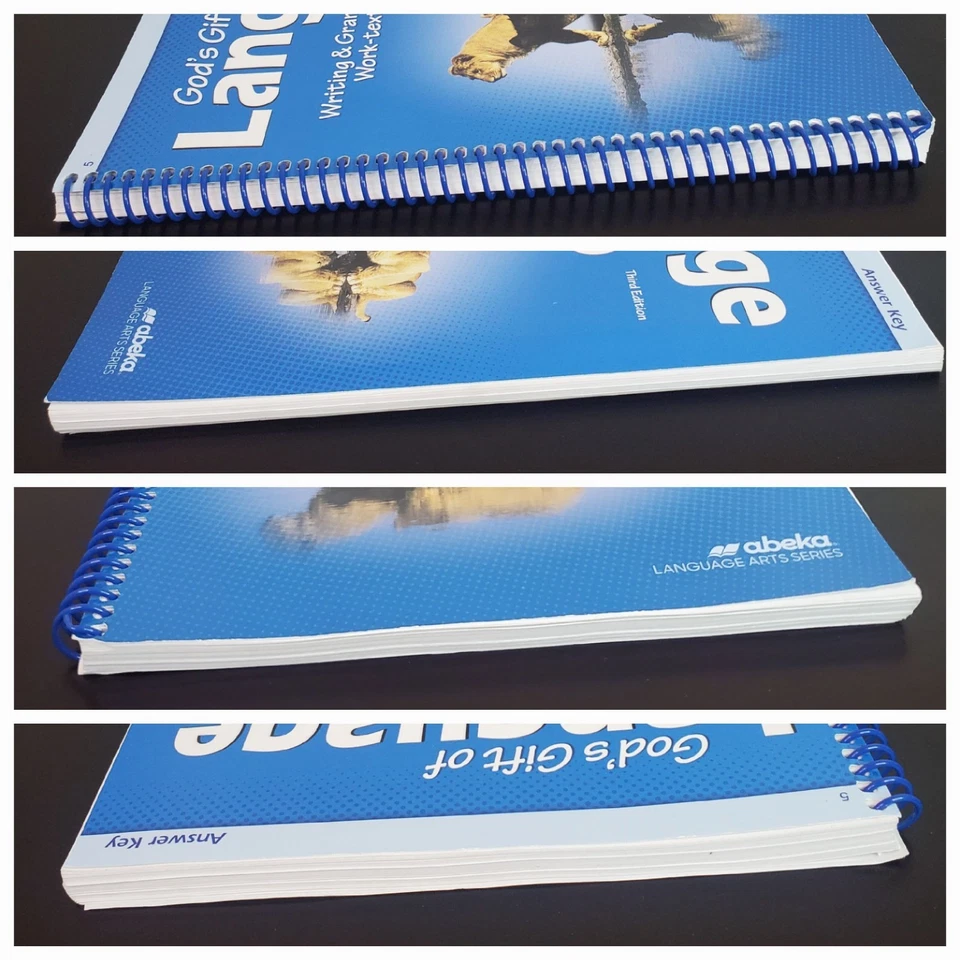 Abeka God's Gift of Language B Writing & Grammar Work-text, Answer Key 3rd Ed - Image 4 of 4