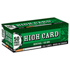 HIGH CARD Menthol Cigarette Tubes 100mm Filter Tubes 1 Box of 250