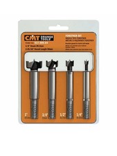 CMT (537.000.04) Set Of 4 Piece Forstner Bit set, 1/4-1/2-3/4-1-Inch