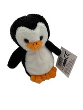 Peluche Pingouin Pôle Sud Couché Mignon Hauteur 12 Cm