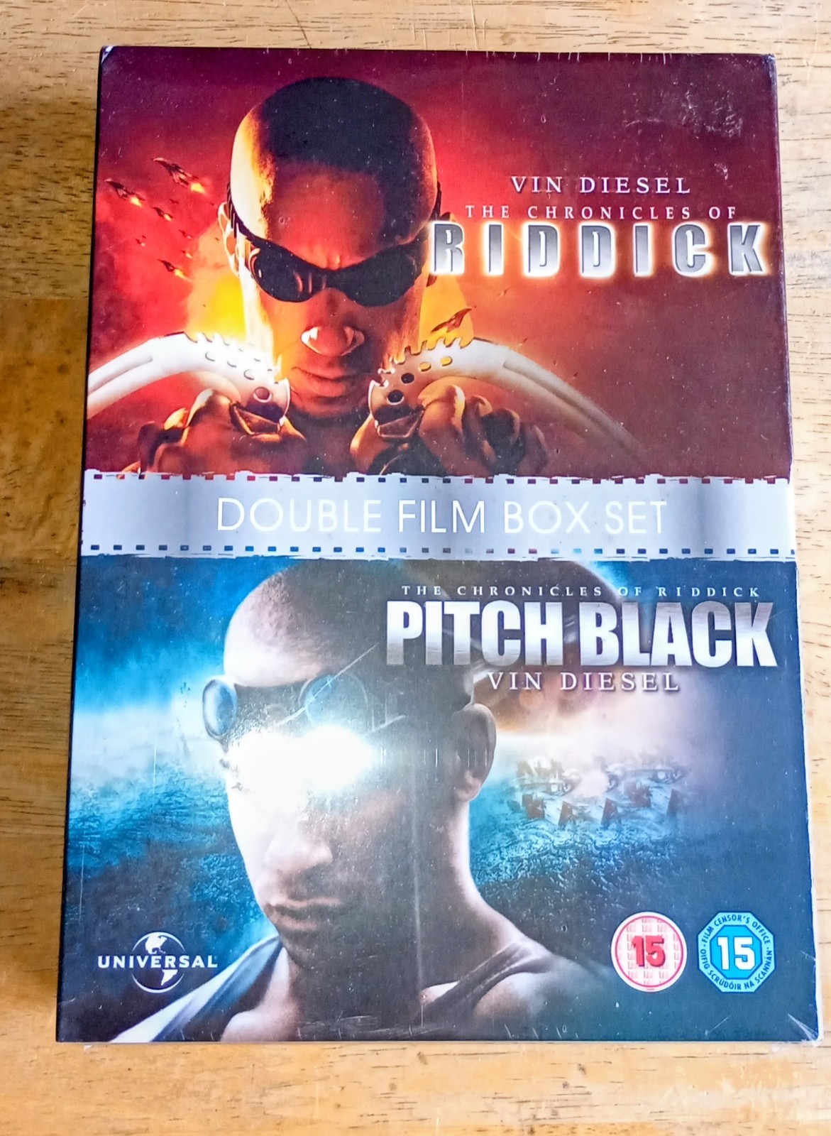 The Chronicles of Riddick & Pitch Black DVD 2-Film Box Set Vin Diesel New Sealed