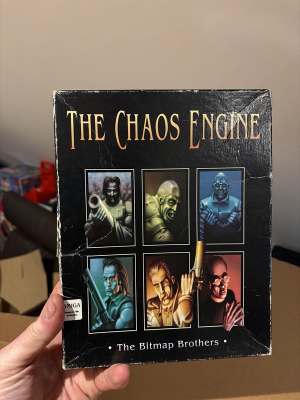 Commodore Amiga. The Chaos Engine. Tested and Working.  Big Box