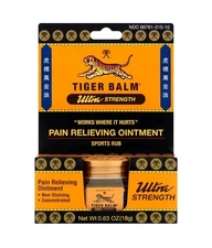 Tiger Balm Ultra Strength Pain Relieving Ointment Net Wt. 0.63 OZ (18g)
