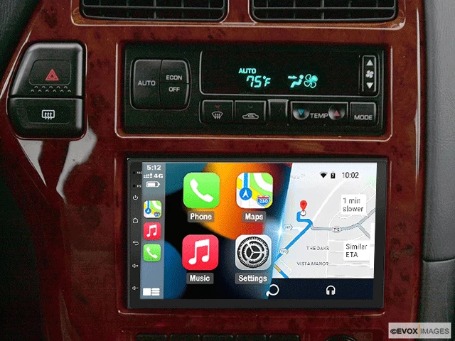 Radio estéreo para automóvil Nissan Pathfinder 2000-2004 7" Android 13 Carplay navegación GPS Foto 2 de 4