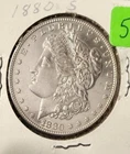 1880-S Morgan Silver Dollar Raw BU/Uncirculated 90% Silver San Francisco Mint