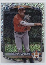 2025 Bowman Chrome Prospects Shimmer Refractor Caden Powell #BCP-212 0w47