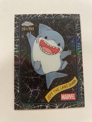 Jeff The Land Shark Topps Chrome Marvel 2025 Spider Web Refractor /399 See Pics