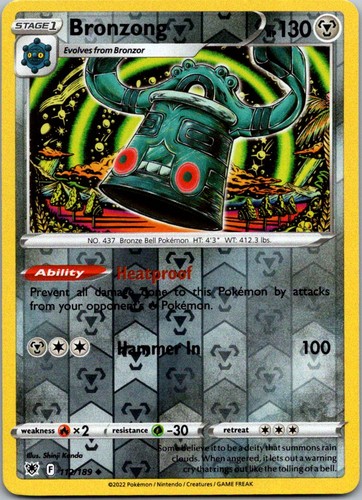 Bronzong 112/189 Astral Radiance Reverse Holo