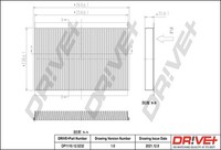 Dr!ve+ Innenraumfilter FüR Mercedes-Benz Sprinter 35-T Kasten 906 313 CDI 316