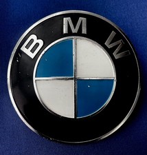 BMW Emblem Badge PA6-GF15-AL, Durchmesser 80mm Vintage 60er Jahre Metall