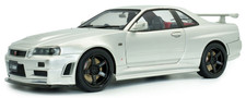 Nissan Skyline (R34) GT-R Z Tune 1999 Silver 1/18 - S1804312 SOLIDO
