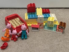 Peppa Pig Duplo Supermercado Bloque de Construcción Juego Coche Mamá Papá