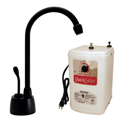 #ad Westbrass A271H 62 Velosah 9quot; 1 Handle Hot Water Dispenser Tank Matte Black $262.63