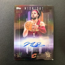 2025-26 Topps Midnight Dark Marks Auto Max Strus Dusk /75