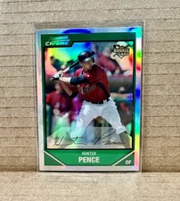 Hunter Pence 2007 Topps Bowman Chrome Refractor Rookie Card MLB Houston Astros. rookie card picture