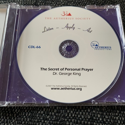 Dr George King - The Secret Of Personal Prayer - Aetherius Society - CD 2007 - Imagen 3 de 4