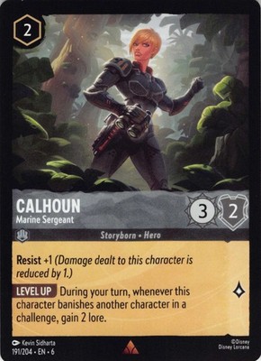 calhoun lorcana card February's Best Selling Disney Cards Find Calhoun 4 LOT Disney Lorcana *JASMINE