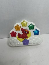 VIDEO VERY RARE Vintage Lighted Elmo Sesame Street Lullaby Machine Soother Tyco