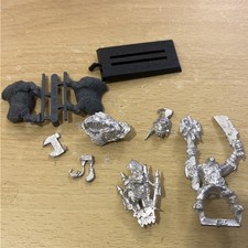 Metal Orc Shaman Plastic Boar Compete Unused Model Warhammer Fantasy 2002 GW
