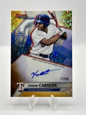 2025 Bowman's Best - Yeremy Cabrera /50 Auto Gold Mini Diamond #B25-YCA (AU, RC)
