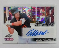 2024 Leaf Vivid - Power Brokers Luke Keaschall #PB-LK1 Gray Prismatic /9 (AU,...