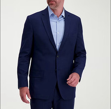 Haggar Premium Mens Stretch Fabric Classic Fit Suit Jacket - Sz 44 Long