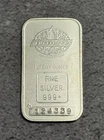 Engelhard Maple Leaf 1 oz .999 Fine Silver Bar Vintage