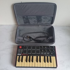 Akai MPK Mini MKI USB MIDI Keyboard Cable & Generic Case - For Spares or Repair