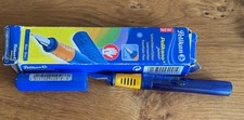 Pelikan Pelikano Junior Fountain Pen, Translucent Blue, Left-Handed, Med Nib
