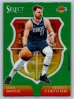 2024-25 Panini Select Certified Luka Dončić #16 Green Holo Prizm