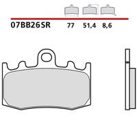 Brembo VORDERRADBREMSBELAGE-KIT Fur Bmw HP2 Megamoto 1200 07-11-COD. 07BB26SR